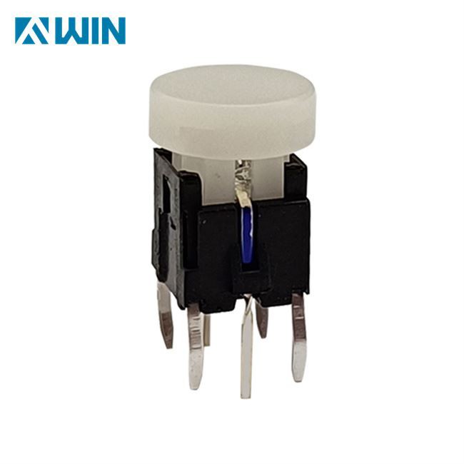 SGS Electrical Illuminated 4pins White Dust-Proof Waterproof Tact Switch