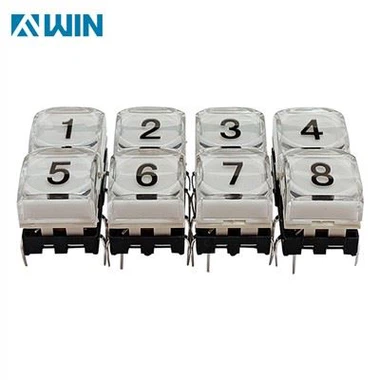 Broadcast Video Illuminated Button