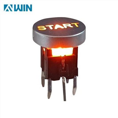 12V Mini Transparent LED Light Tact Switch LED Illuminated