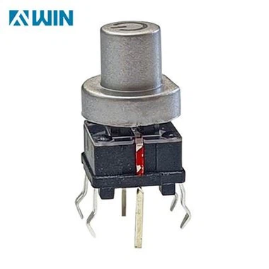 High Quality 6*6mm Right Angle Type DIP Tact Push Switch Momentary Action Vertical Tact Switch