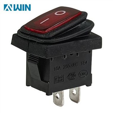 Red LED IP67 Rocker Switch