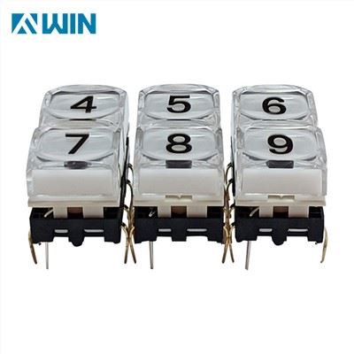 TV Switcher Illuminated Push Button