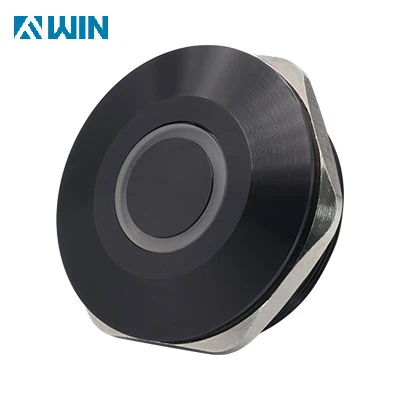 40mm LED Black Metal Switch