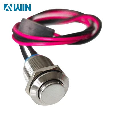 Wired 12mm Metal Push Button Switch